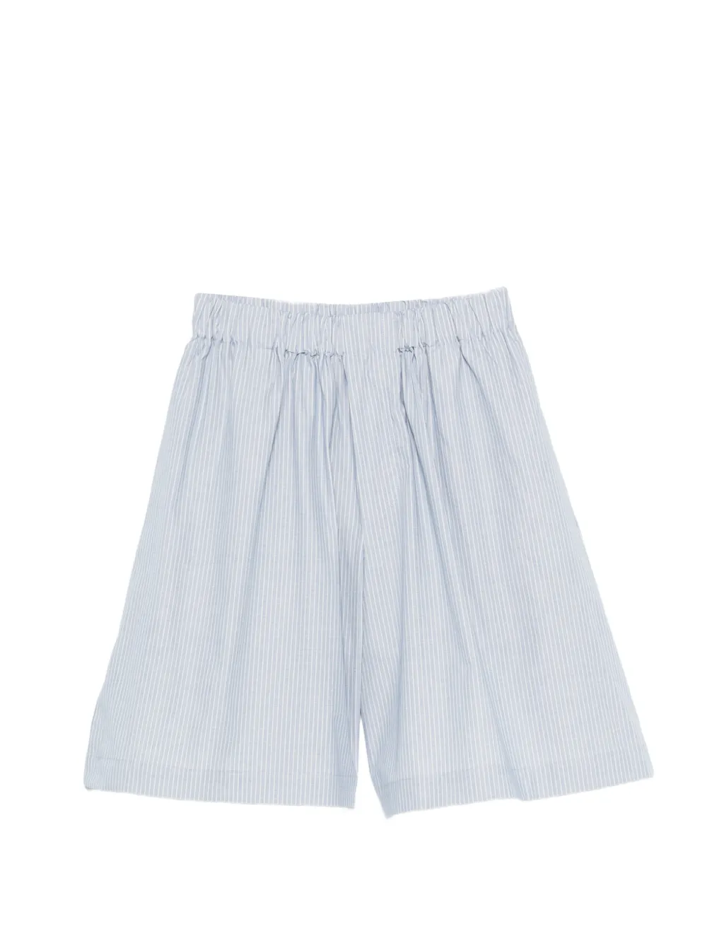 Baserange striped elasticated-waistband shorts - Blu
