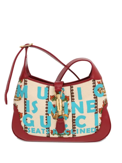 Gucci Pre-Owned 2020s Jackie Centennial Music Is Mine floral shoulder bag