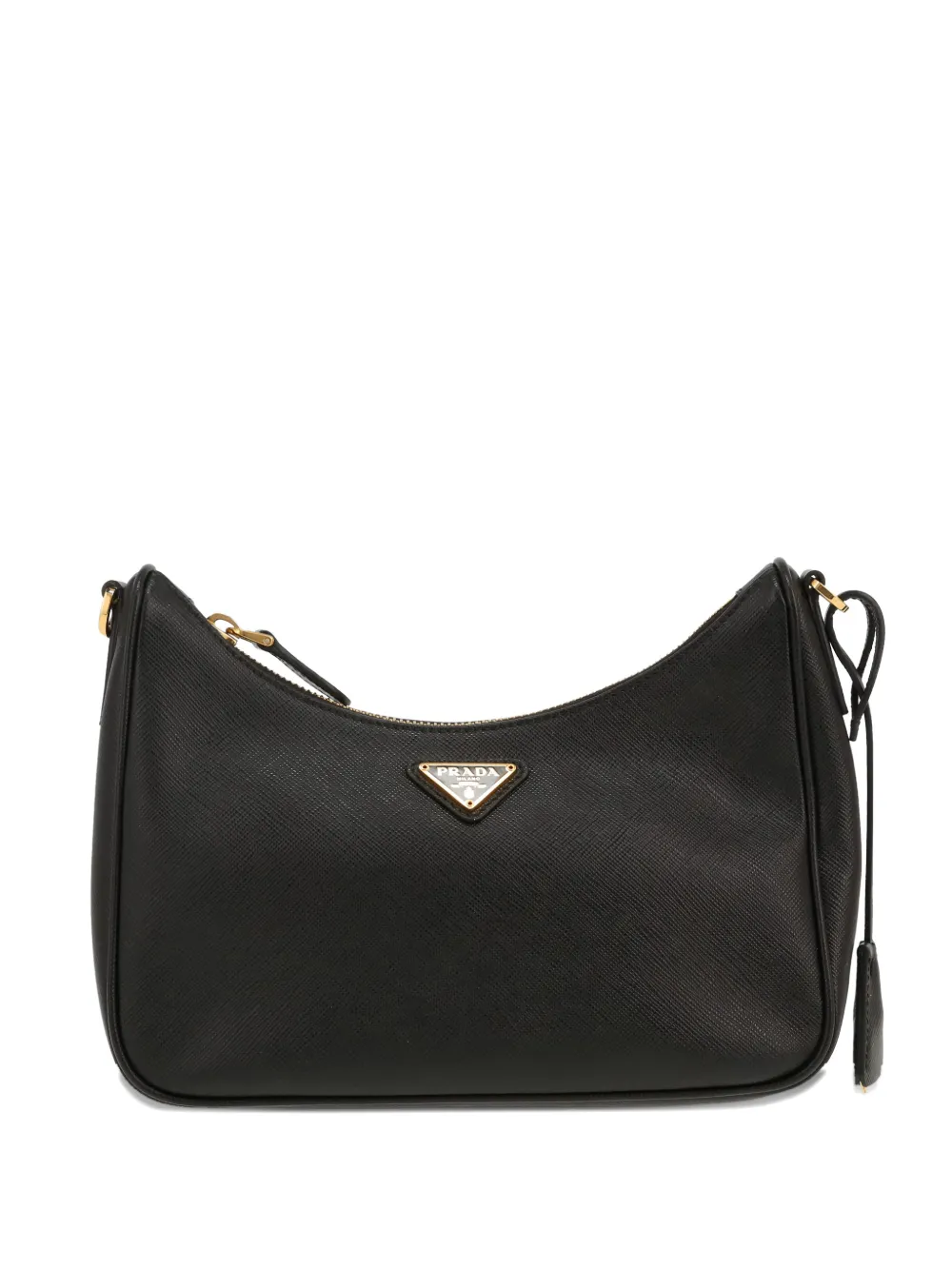 Prada Pre-Owned 2020s saffiano leather shoulder bag - Nero