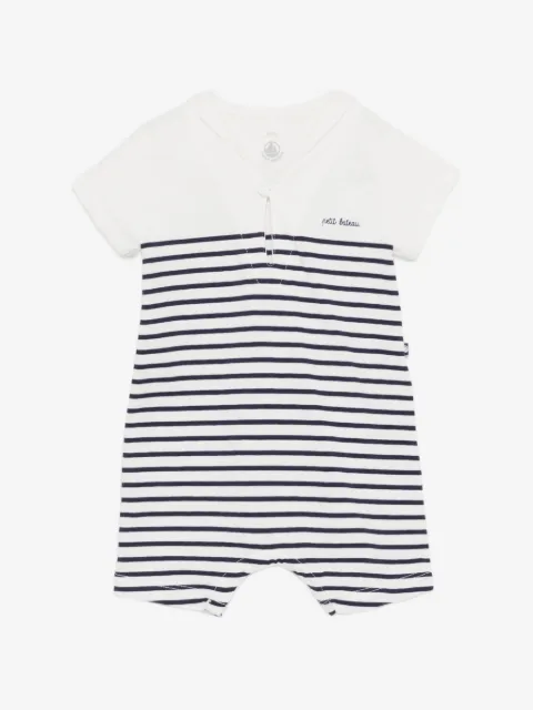 Petit Bateau 条纹连体短裤