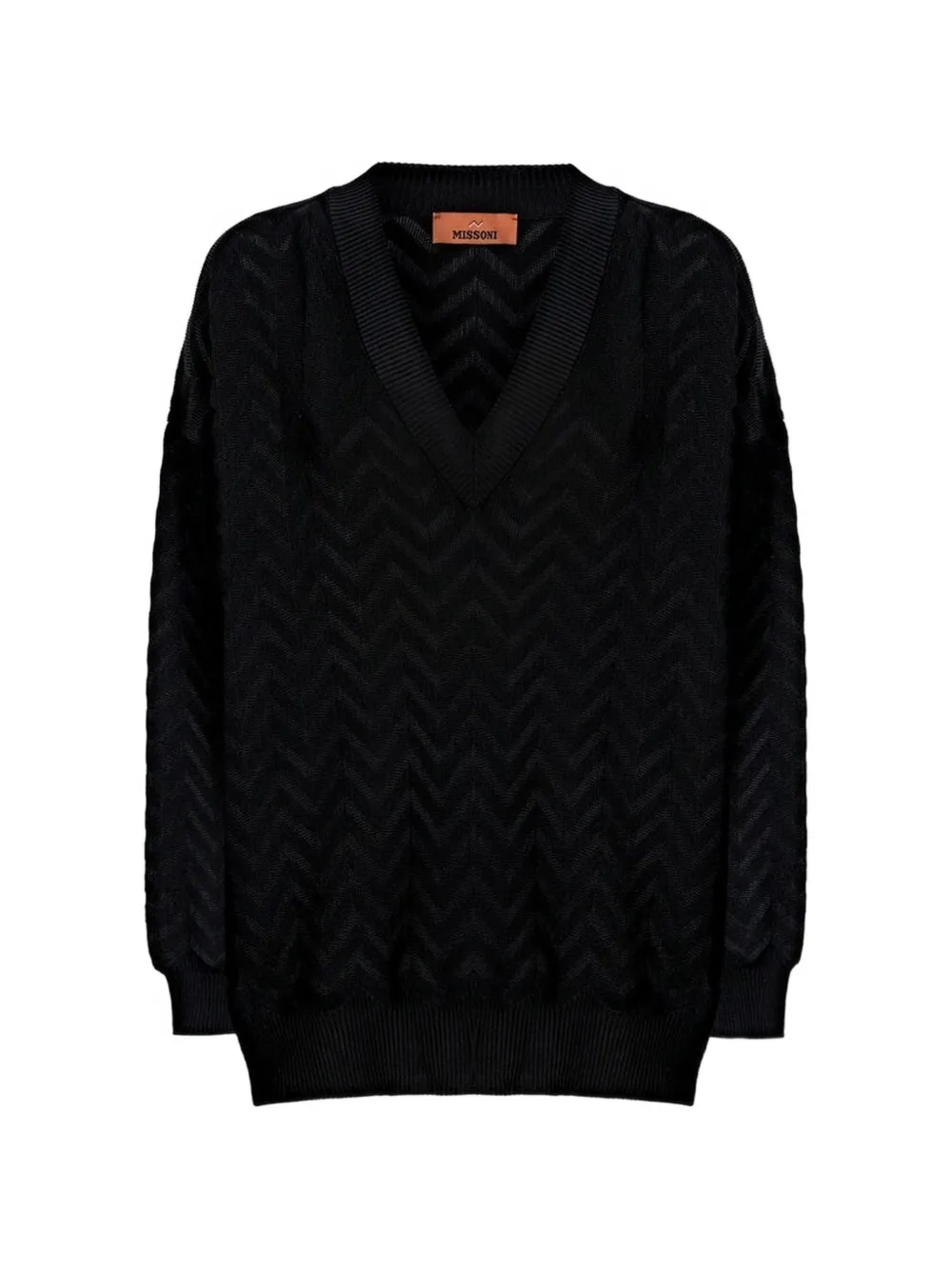 Missoni Trui met V-hals Zwart