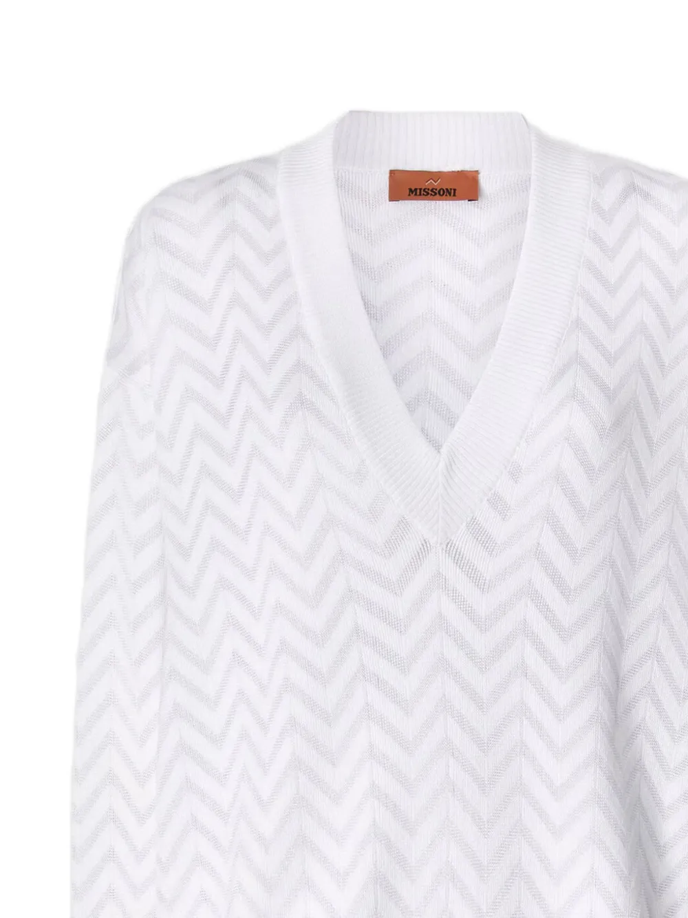  Missoni V-neck Sweater - White 