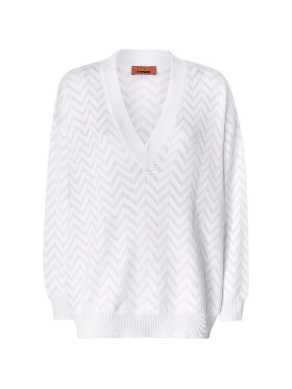 Missoni Trui met V-hals Wit