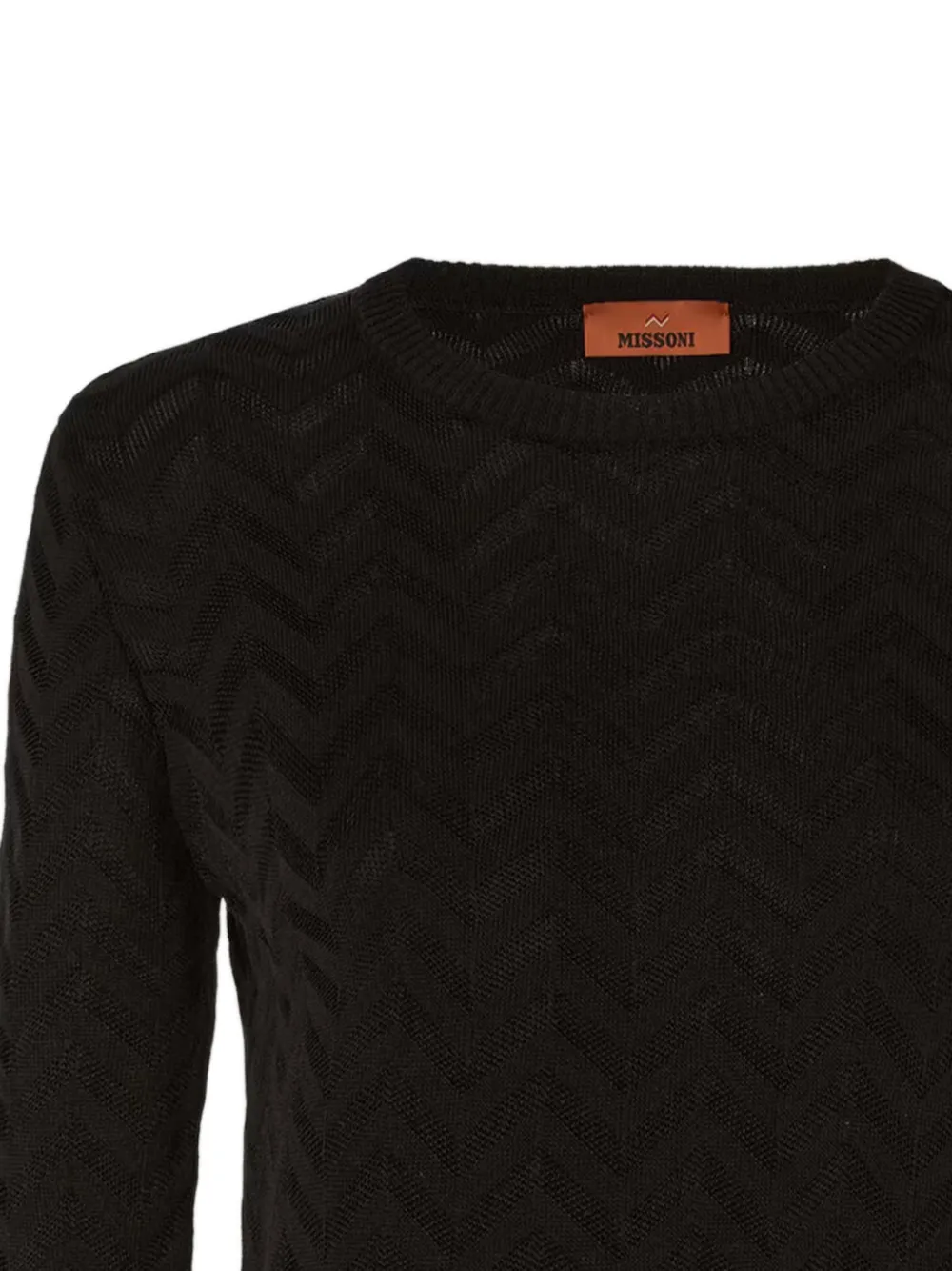  Missoni Chevron Sweater - Black 