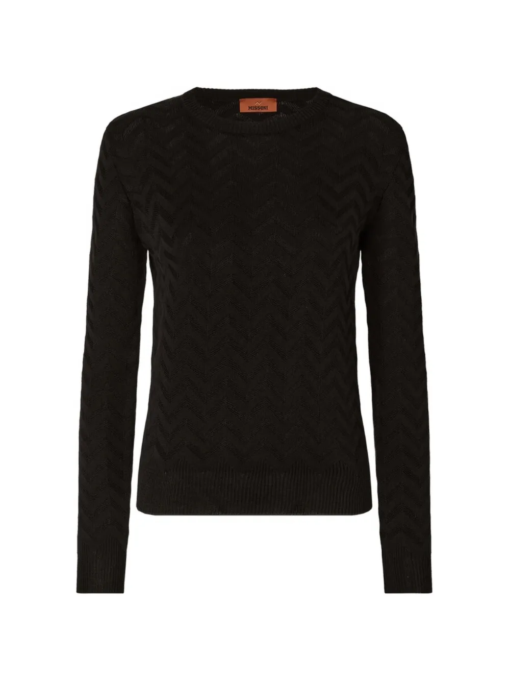 Missoni Trui met chevron streep Zwart