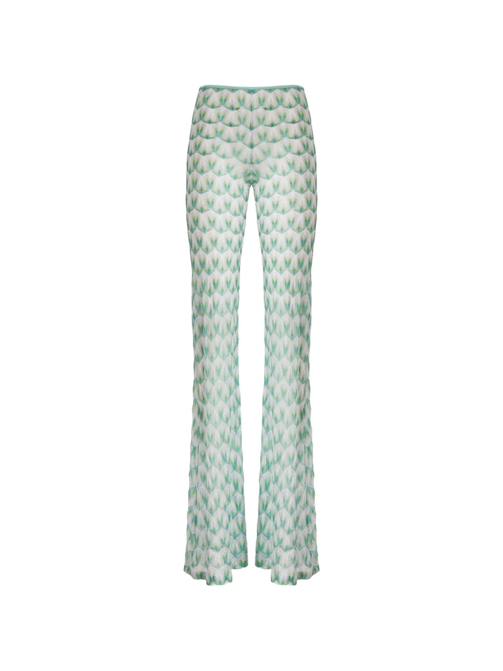 Missoni abstract-print beach trousers - Weiß
