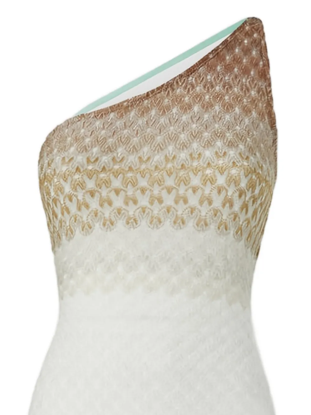 Missoni Asymmetrische jurk Beige