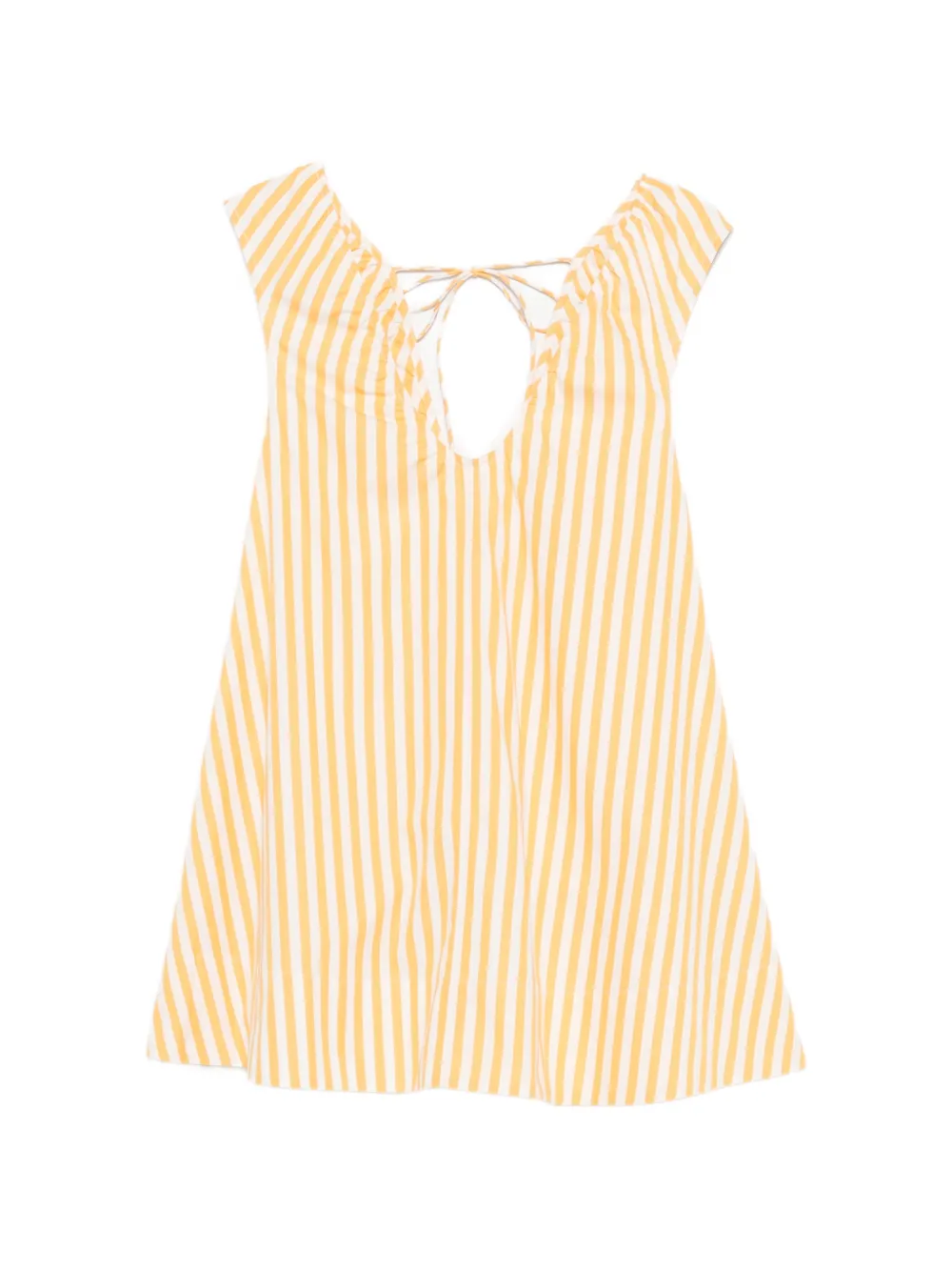 Faithfull the Brand Pedrera striped mini dress - Bianco