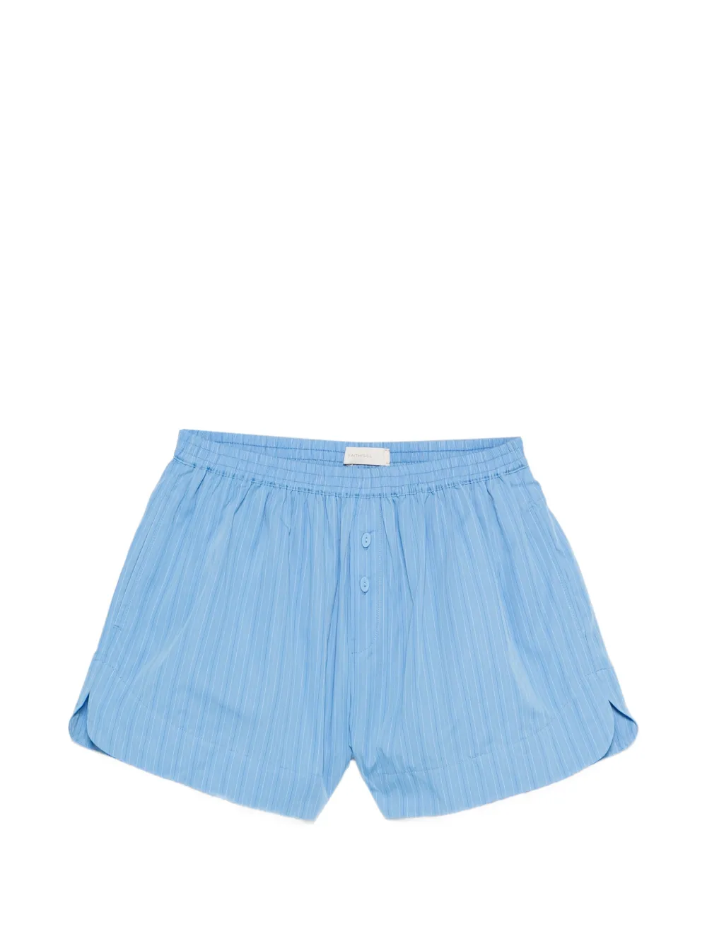 Faithfull the Brand Lonia striped shorts - Blu