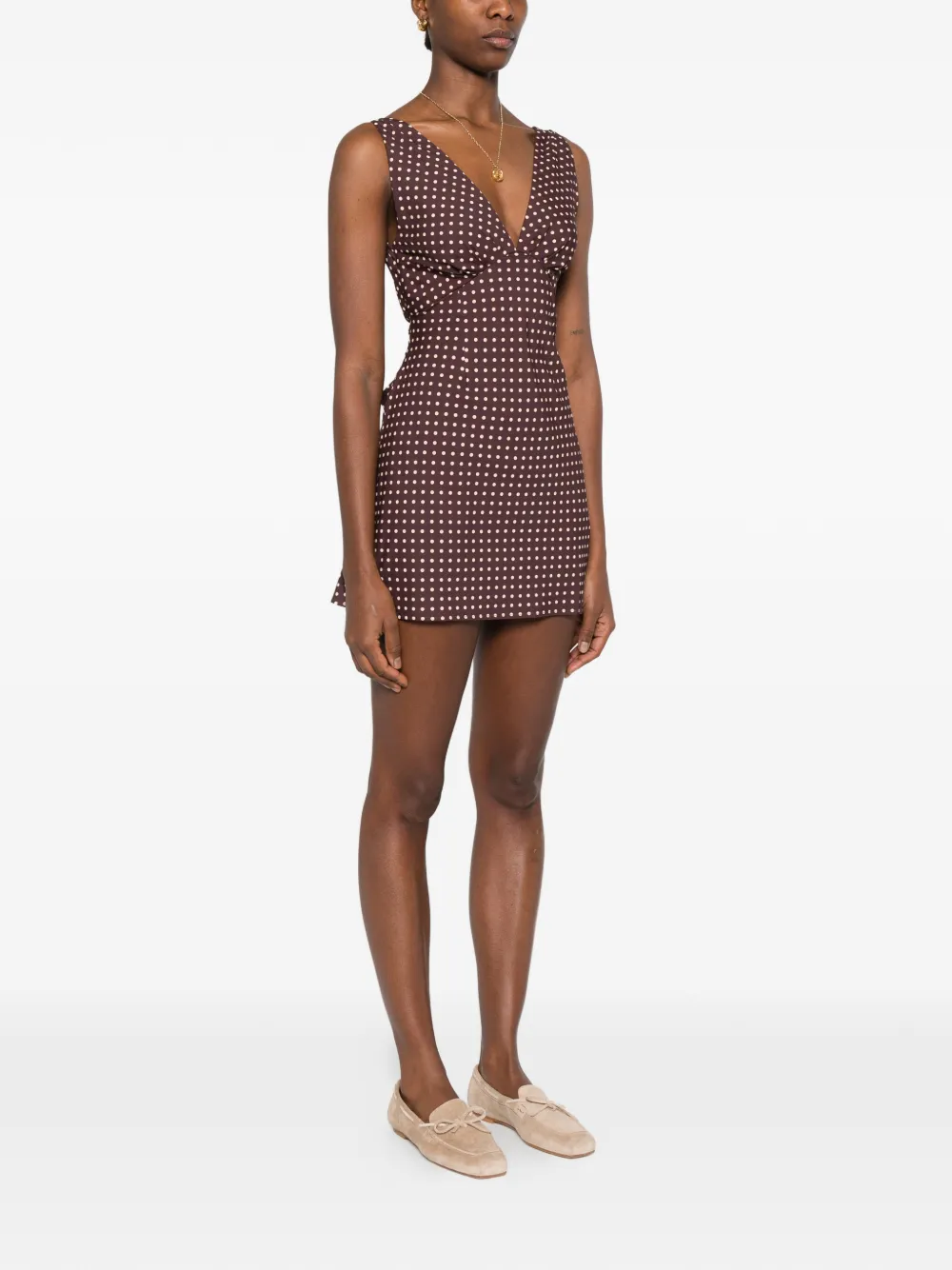 Graciela Polka-Dot Mini Dress