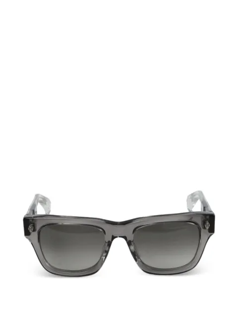 Chrome Hearts lentes de sol con armazón cuadrada