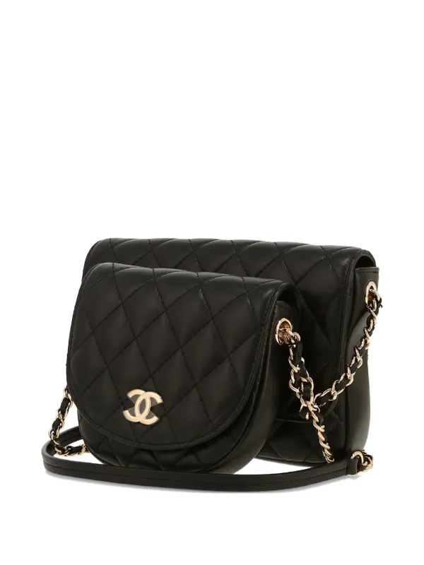 CHANEL Pre-Owned 2019 マトラッセ レザー ショルダーバッグ 