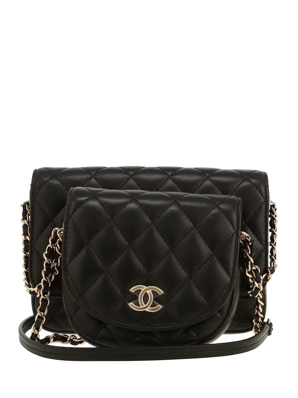 CHANEL Pre-Owned 2019 quilted leather shoulder bag - Nero