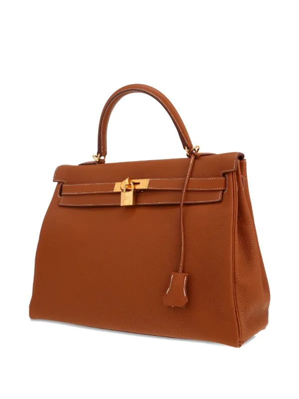 Hermès Pre-Owned ケリー 35 バッグ | ブラウン | FARFETCH JP