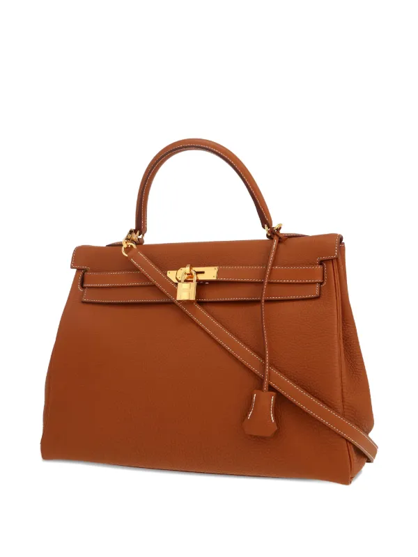 Hermès Pre-Owned ケリー 35 バッグ | ブラウン | FARFETCH JP