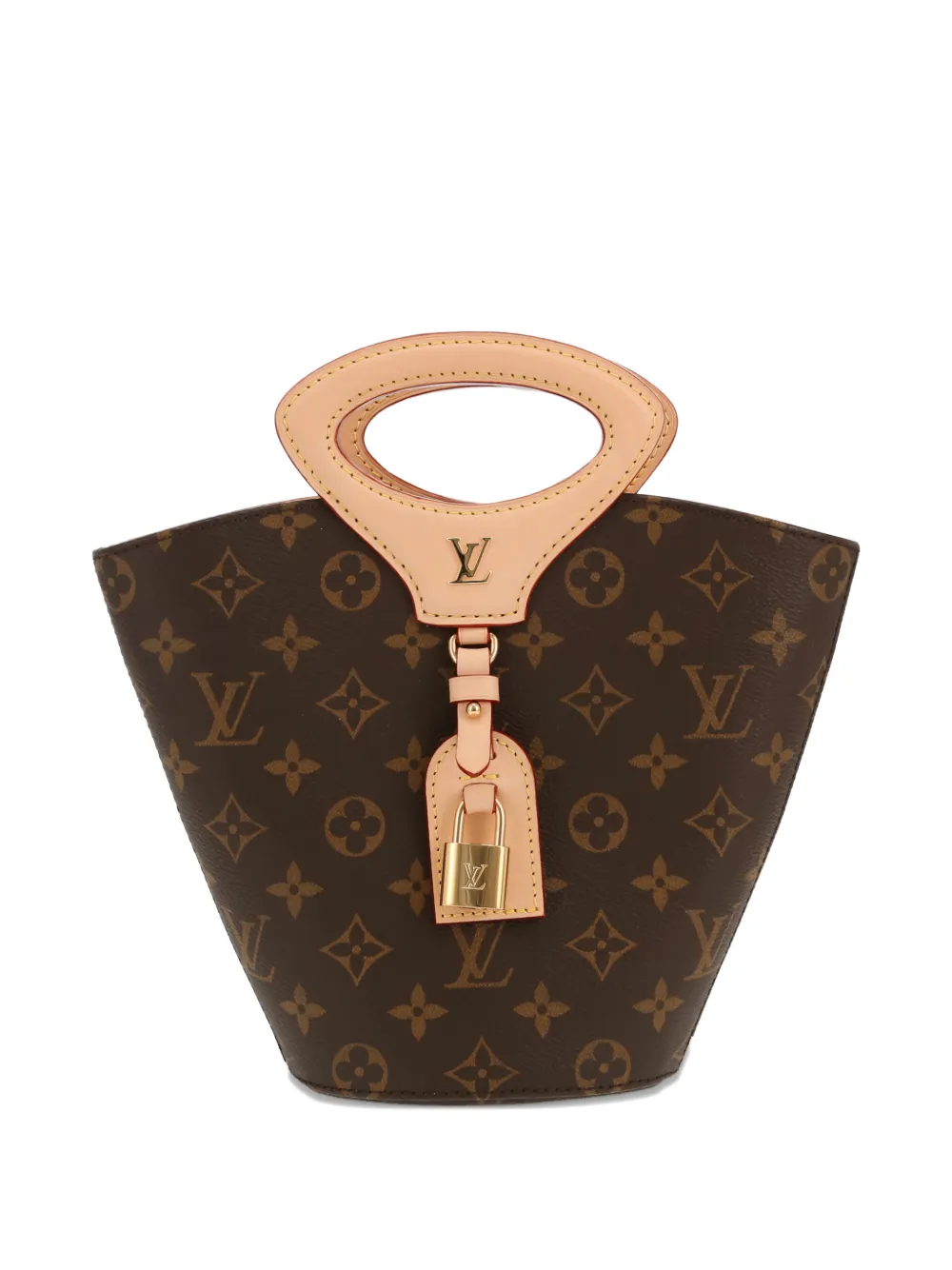 Louis Vuitton Pre-Owned 2020s BB Rivage monogram leather bucket bag - Marrone