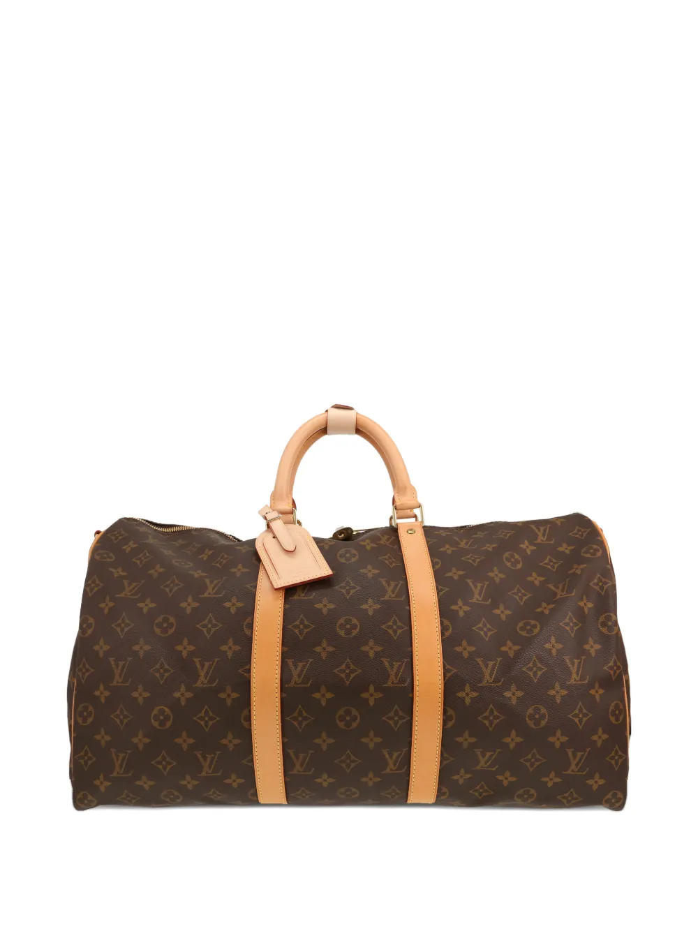 Louis Vuitton Pre-Owned 1988 50 Keepall monogram leather travel bag - Marrone