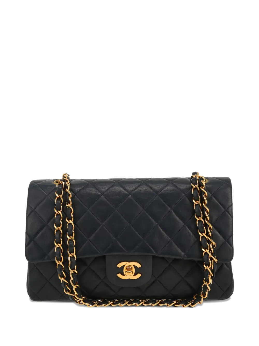 CHANEL Pre-Owned 1997 Timeless Classic quilted leather shoulder bag - Blu