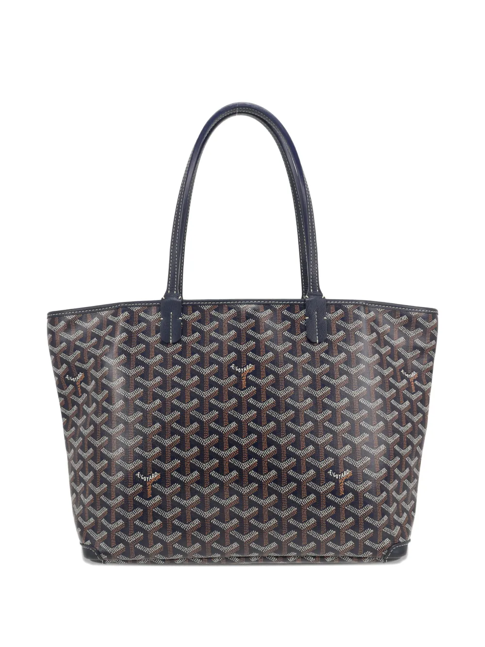 Goyard Pre-Owned 2020s Artois leather tote bag - Marrone