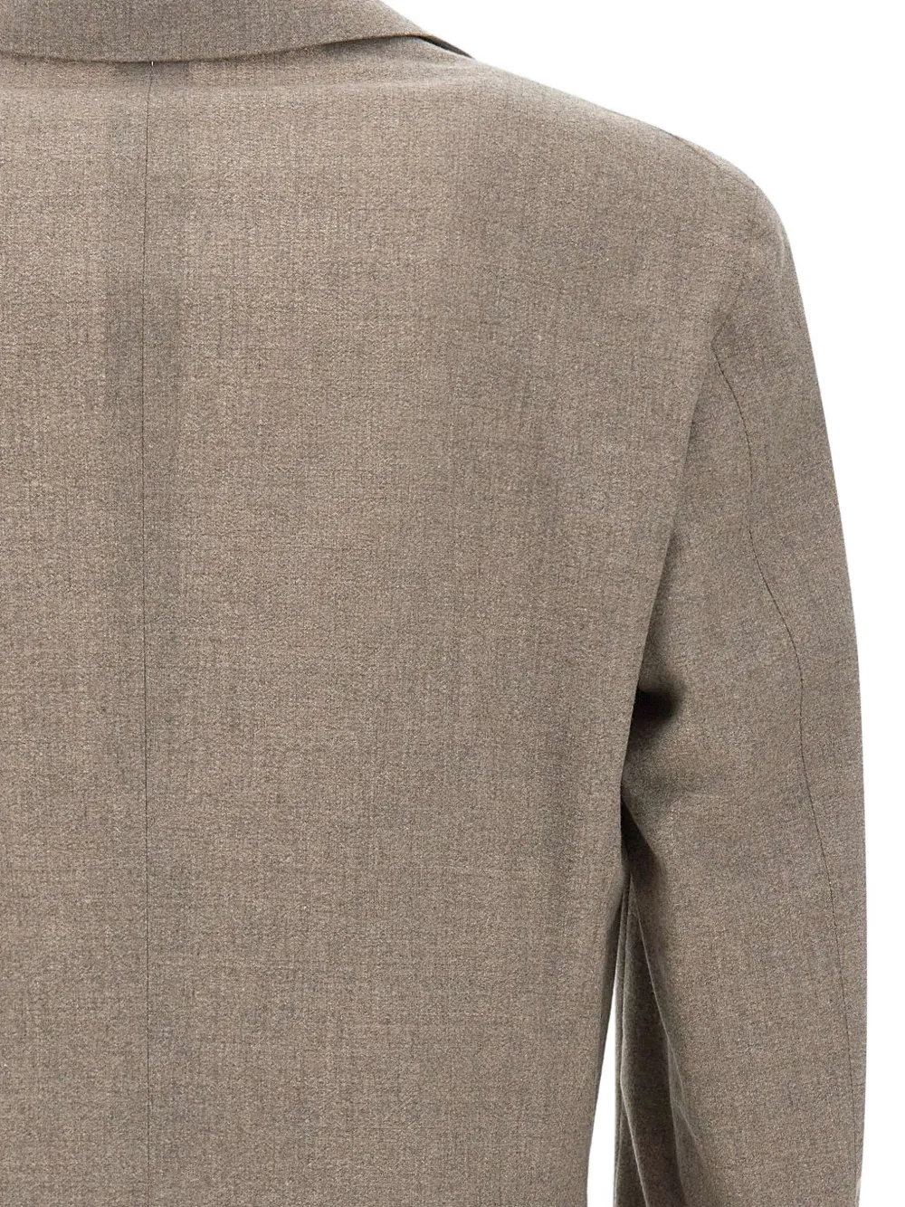 Corneliani Blazer met smalle revers en twee knopen Beige