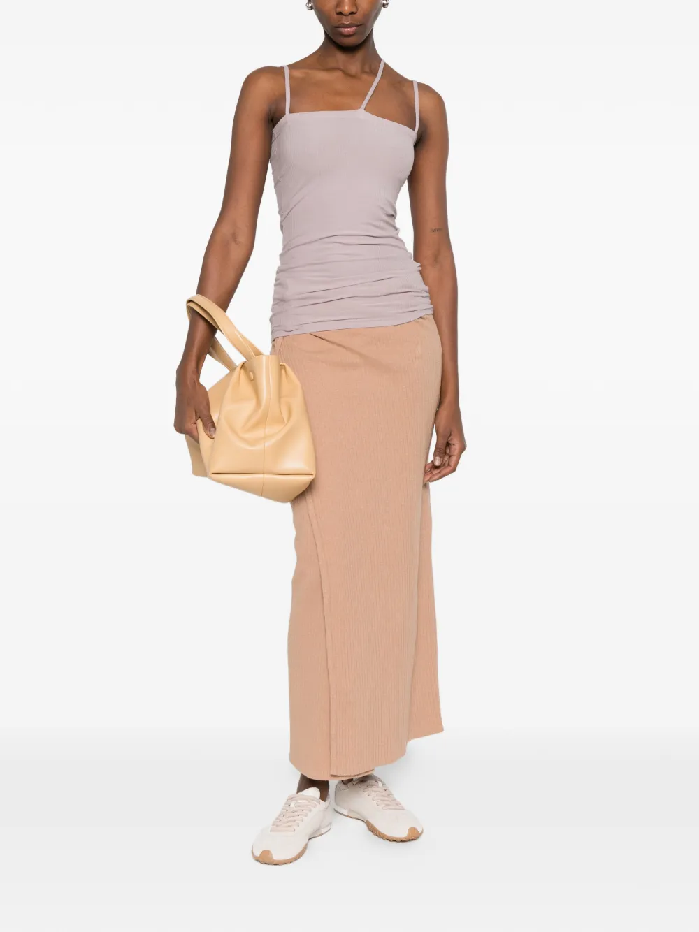  Baserange Asymmetric-strap Top - Purple 