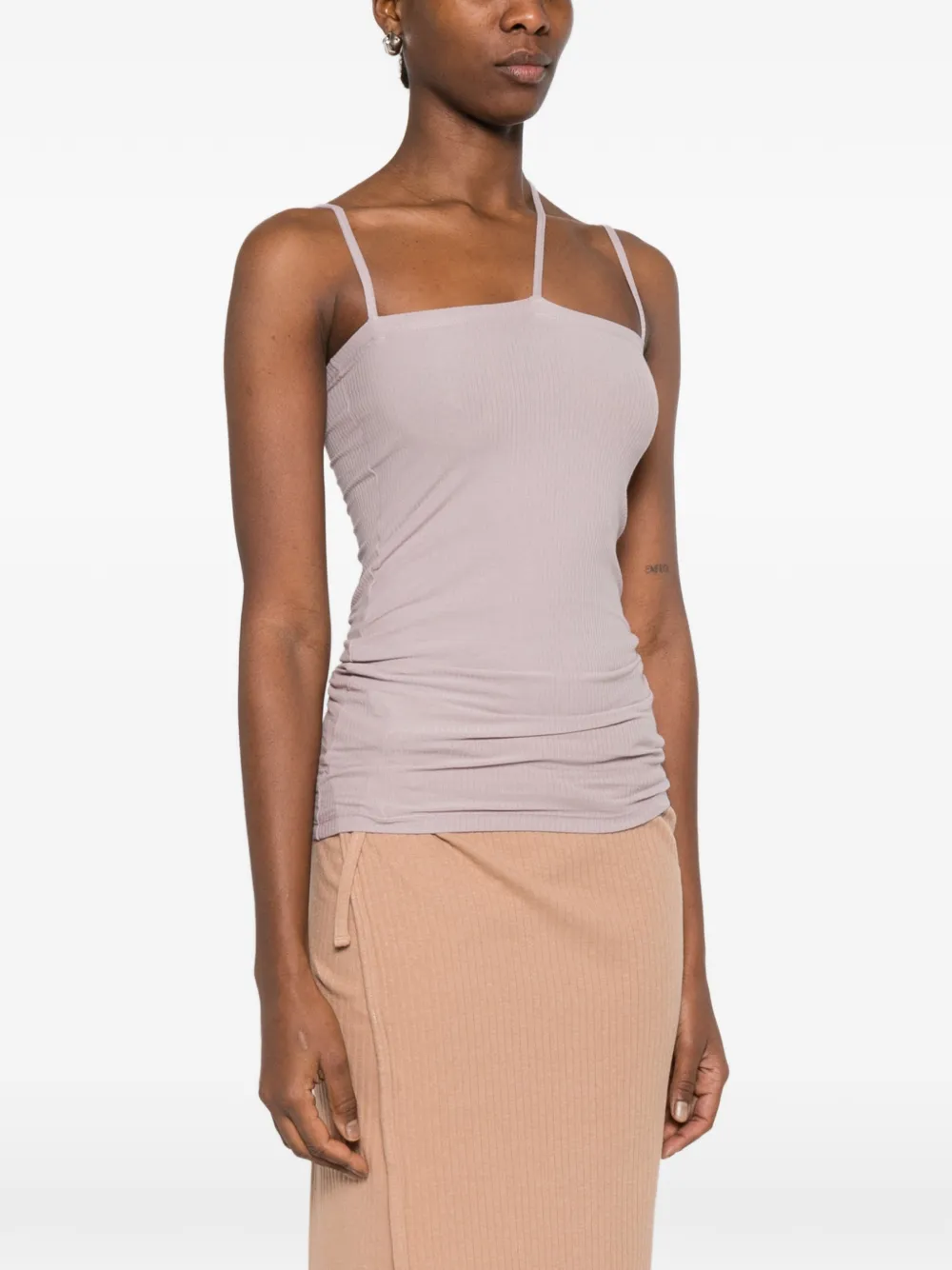 Baserange Asymmetric-strap Top - Purple 
