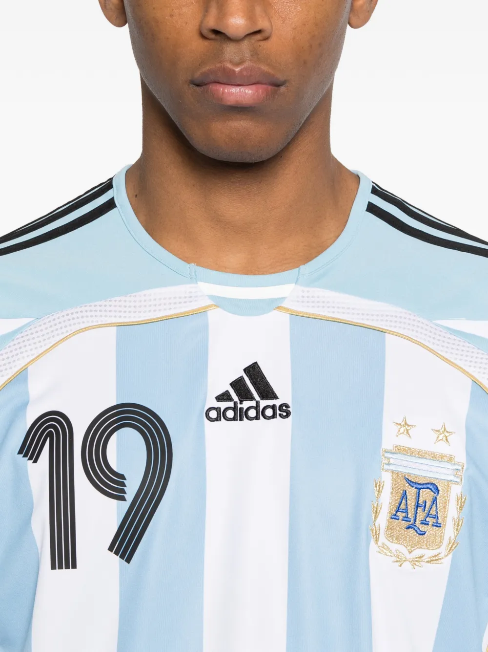 adidas Gestreept T-shirt Wit