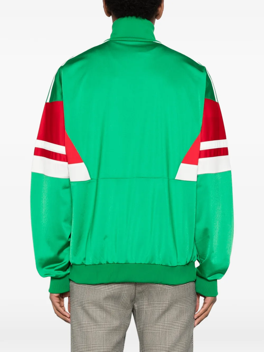 adidas Sweater met geborduurd logo en rits Groen