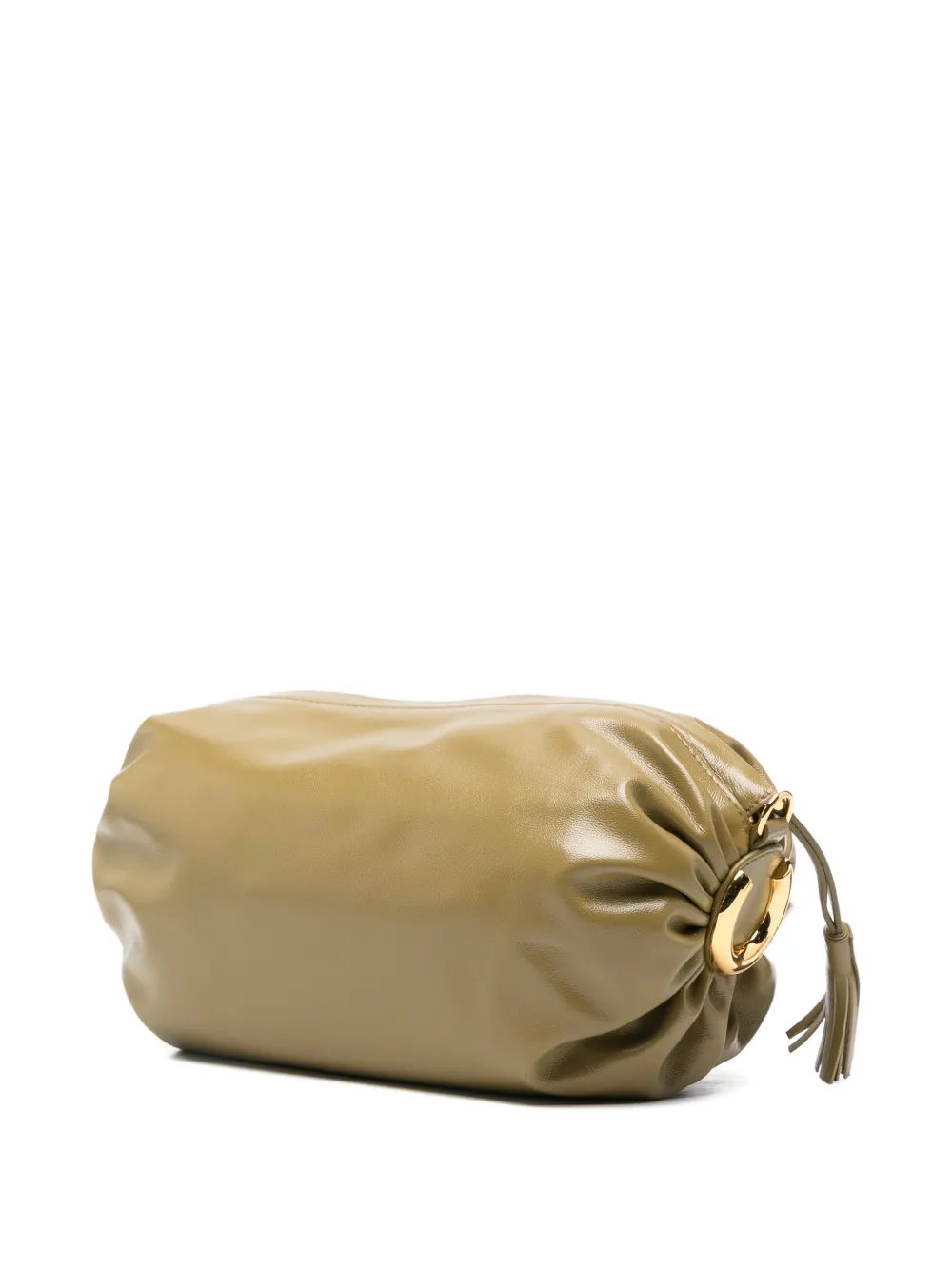Coccinelle Clutch met kwastje Groen