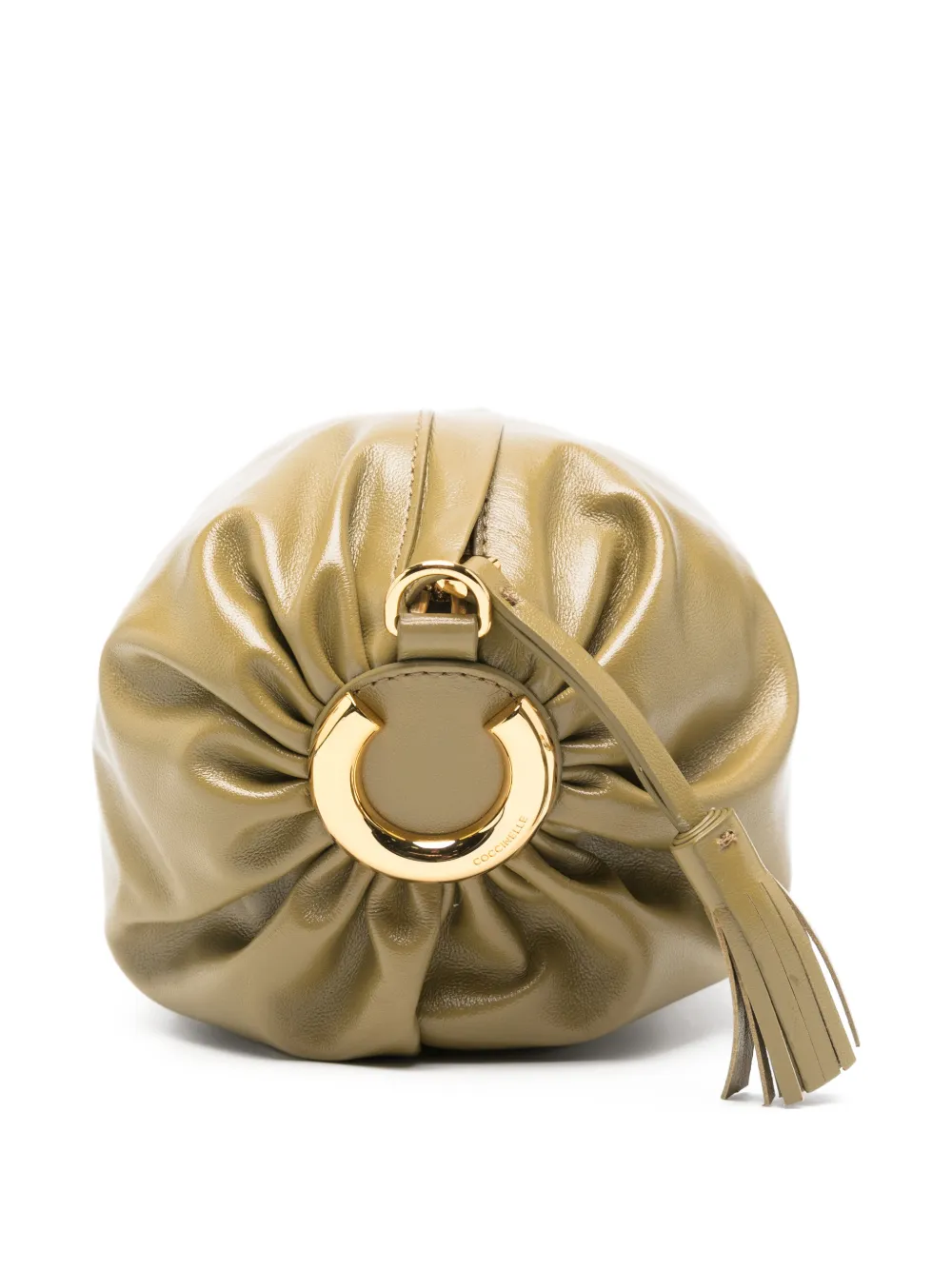 Coccinelle Clutch met kwastje Groen