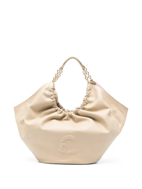 Coccinelle debossed chain shoulder bag
