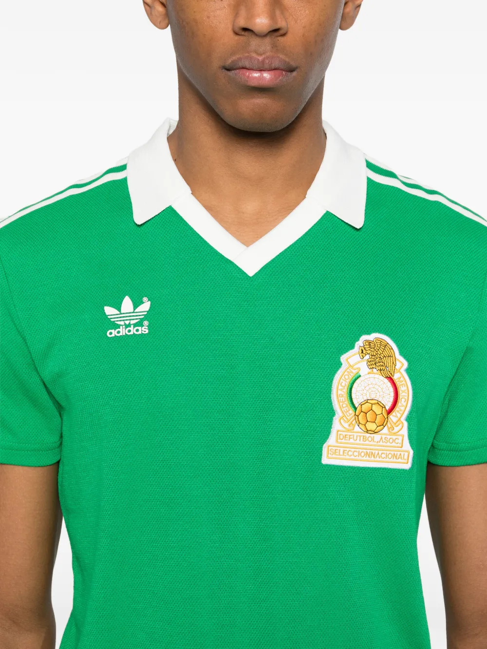 adidas Gestreept T-shirt Groen