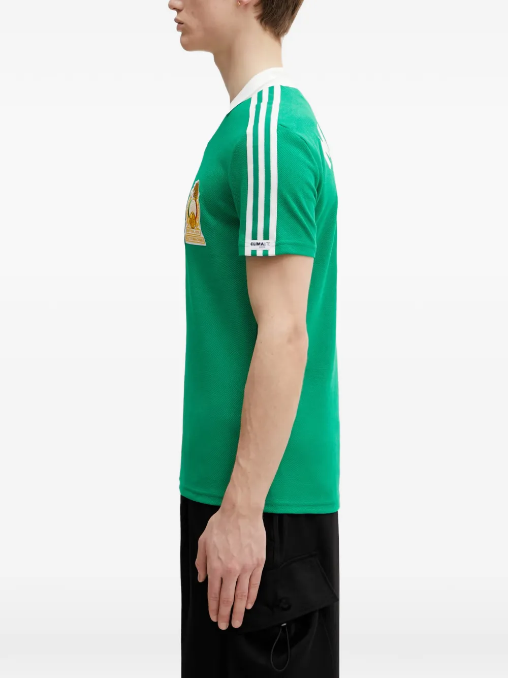 adidas Gestreept T-shirt Groen