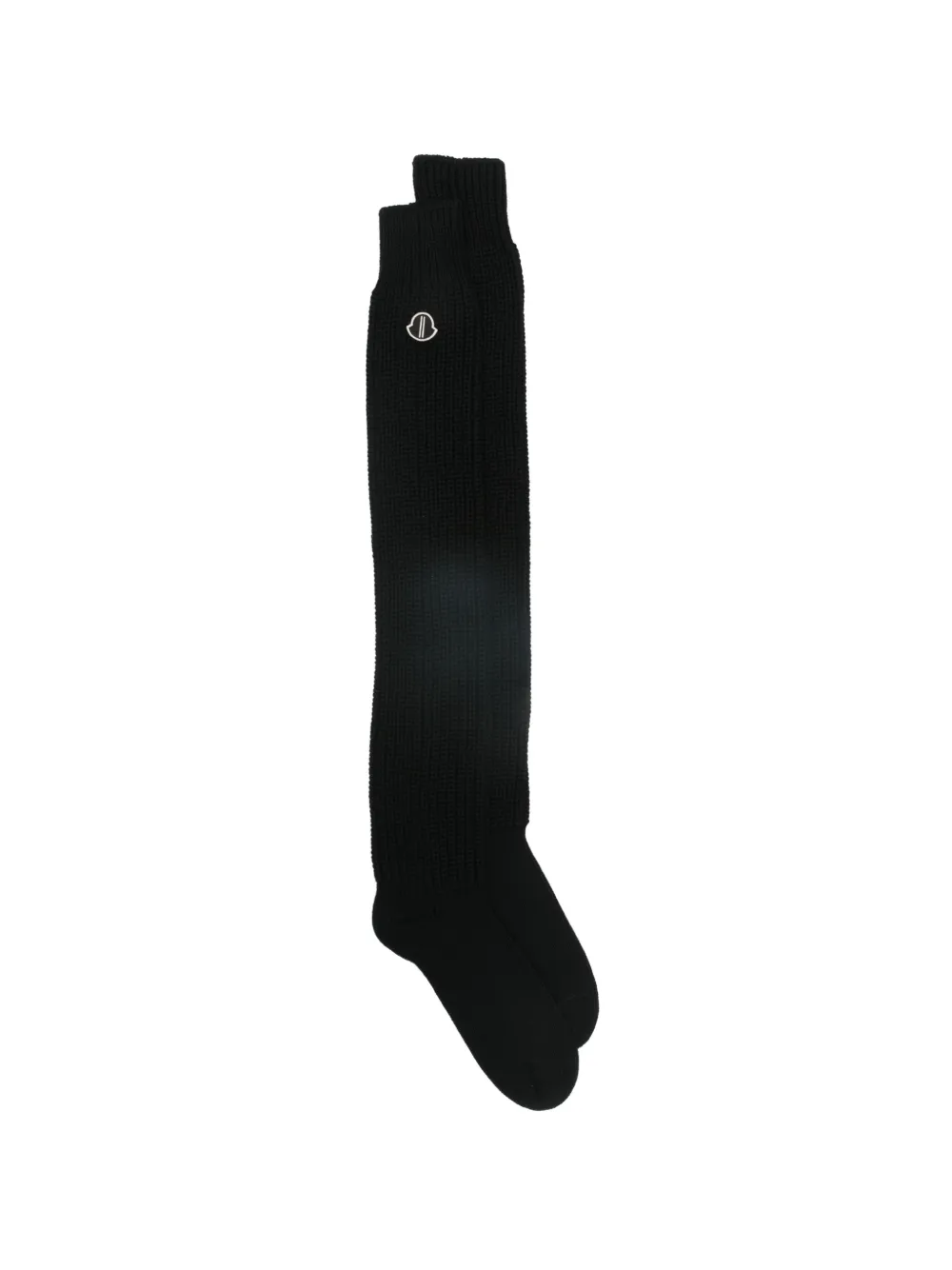 Moncler Genius Logo-patch Socks In Black