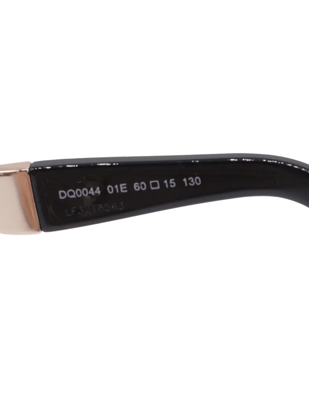 Dsquared2 DQ0044 Oversized Sunglasses in Black Acetate Dsquared2 Dq0044 Oversized Sunglasses In Black Acetate  main image 3