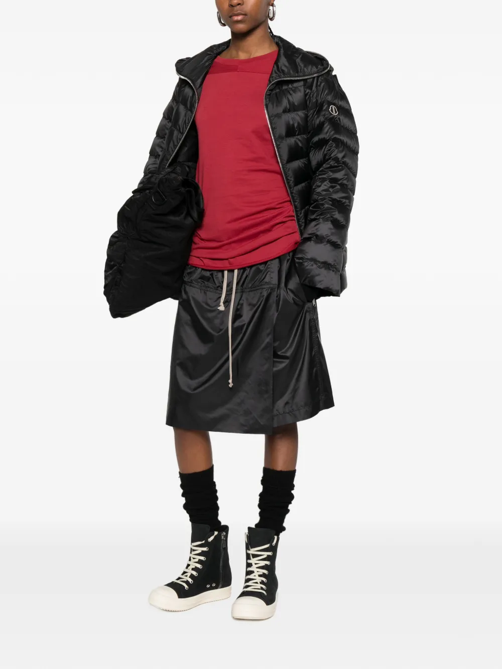 Moncler T-shirt met lange mouwen Rood