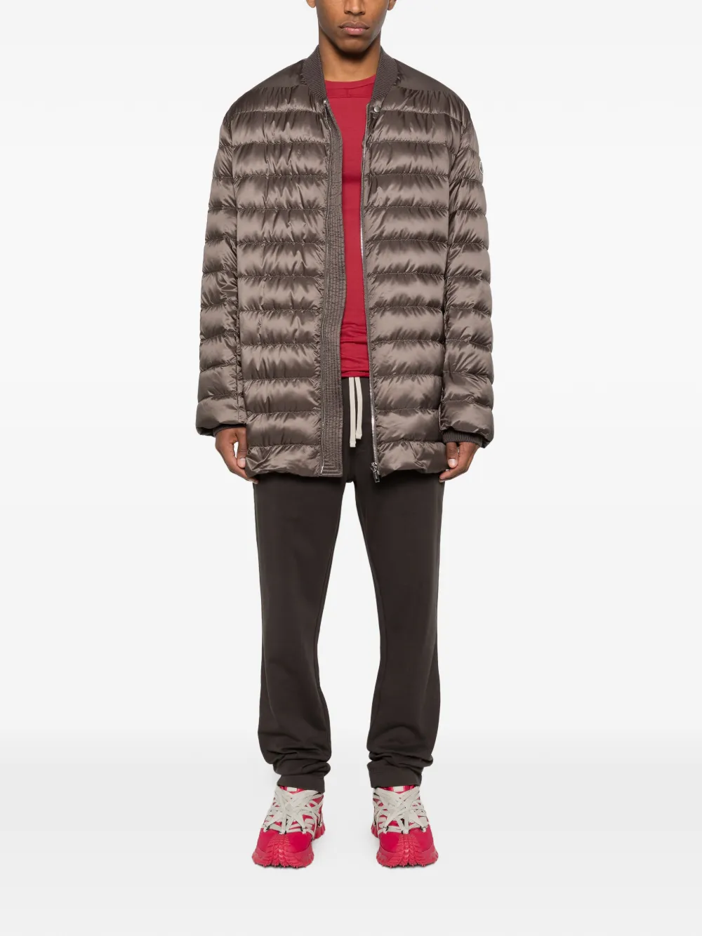 Moncler T-shirt met lange mouwen Rood