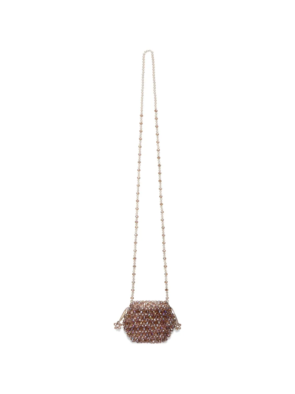  0711 Thea Beaded Cross Body Bag - Pink 