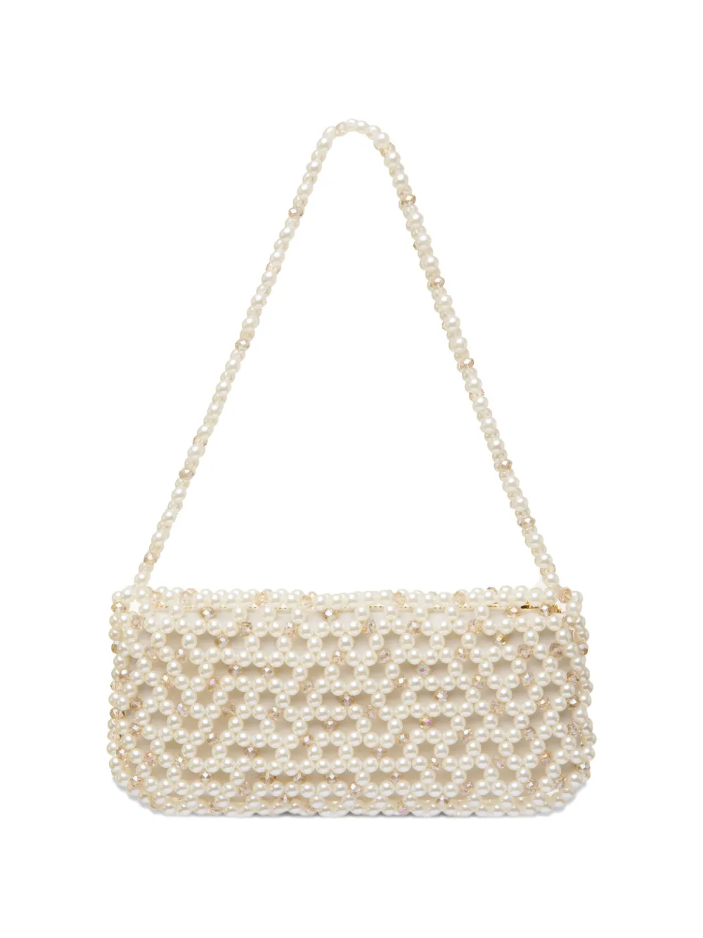 0711 May beaded shoulder bag - Toni neutri