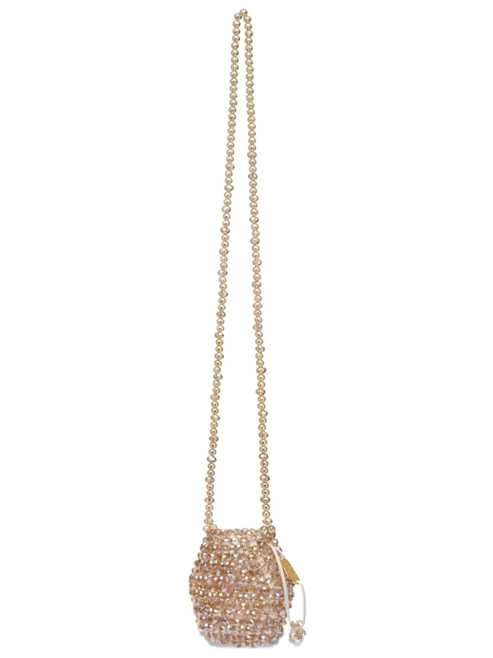  0711 Thea Beaded Cross Body Bag - Neutrals 
