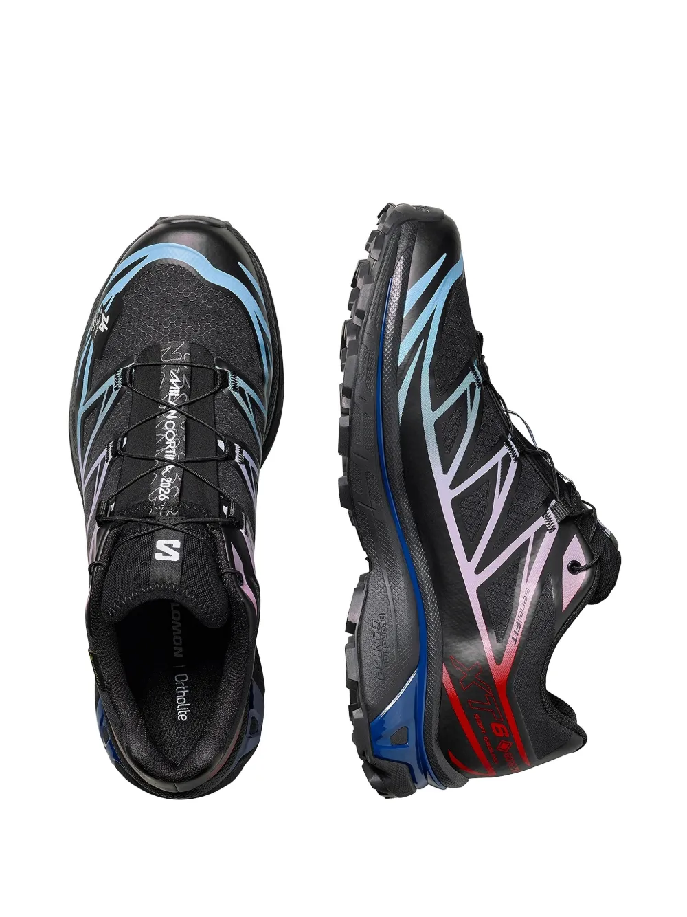Salomon Milano Cortina 2026 XT-6 Gore-Tex sneakers Zwart