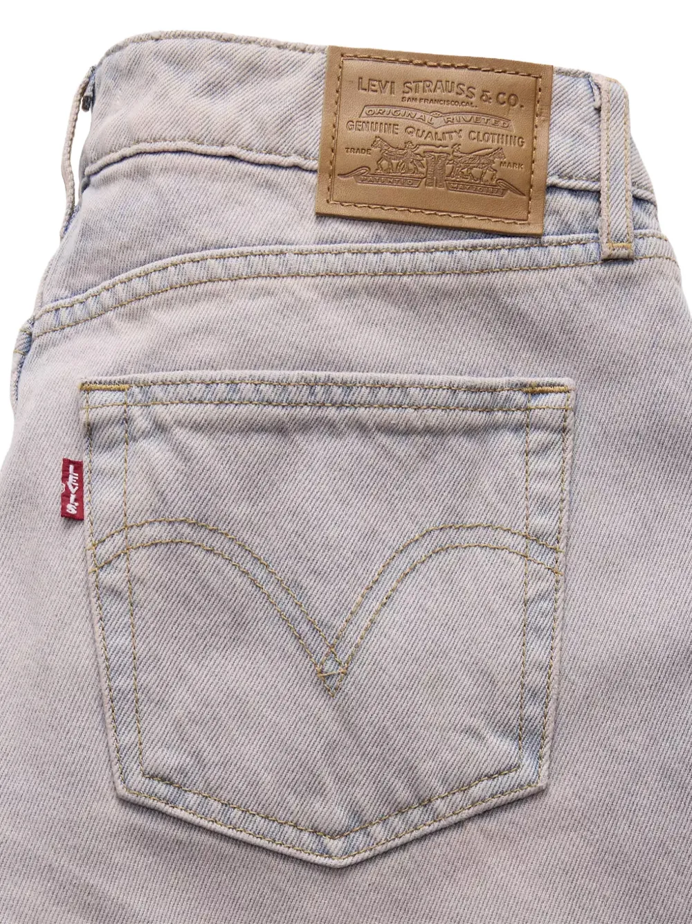 Levi's Jeans met roosprint Blauw