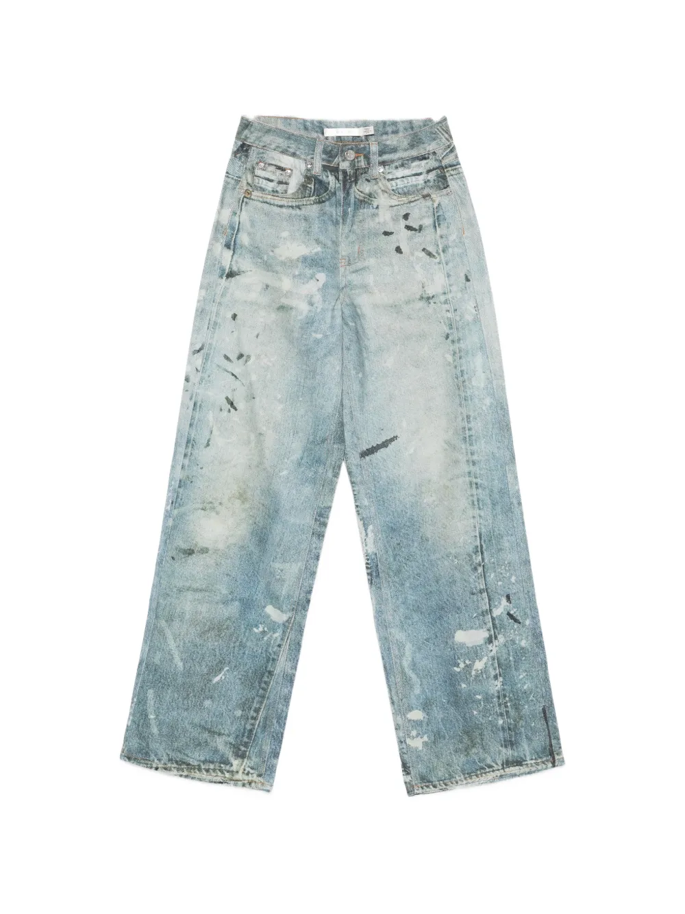 Gestuz printed jeans - Blu