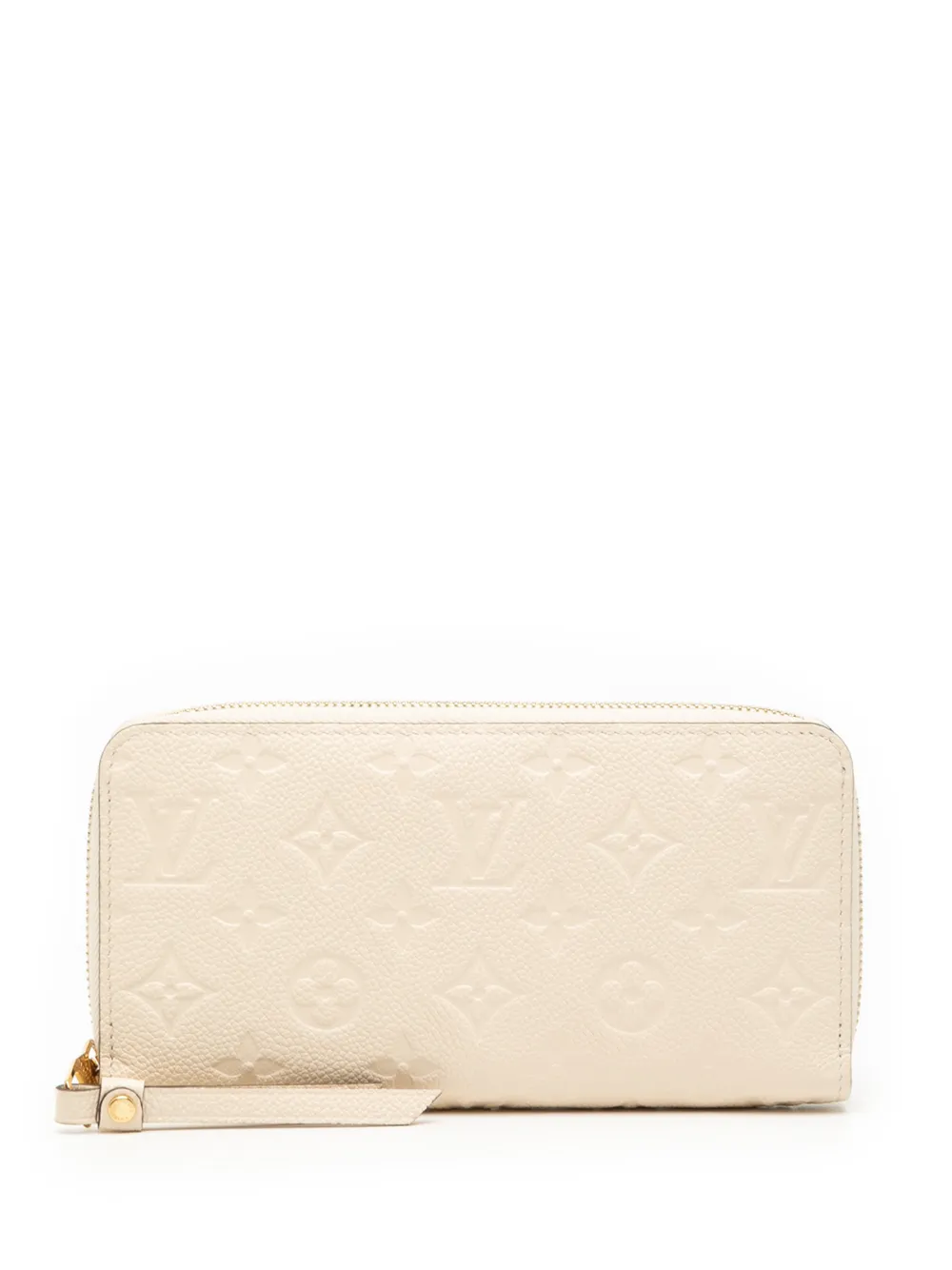 Louis Vuitton Pre-Owned 2021-2025 Monogram Empreinte Zippy Wallet long wallets - Bianco