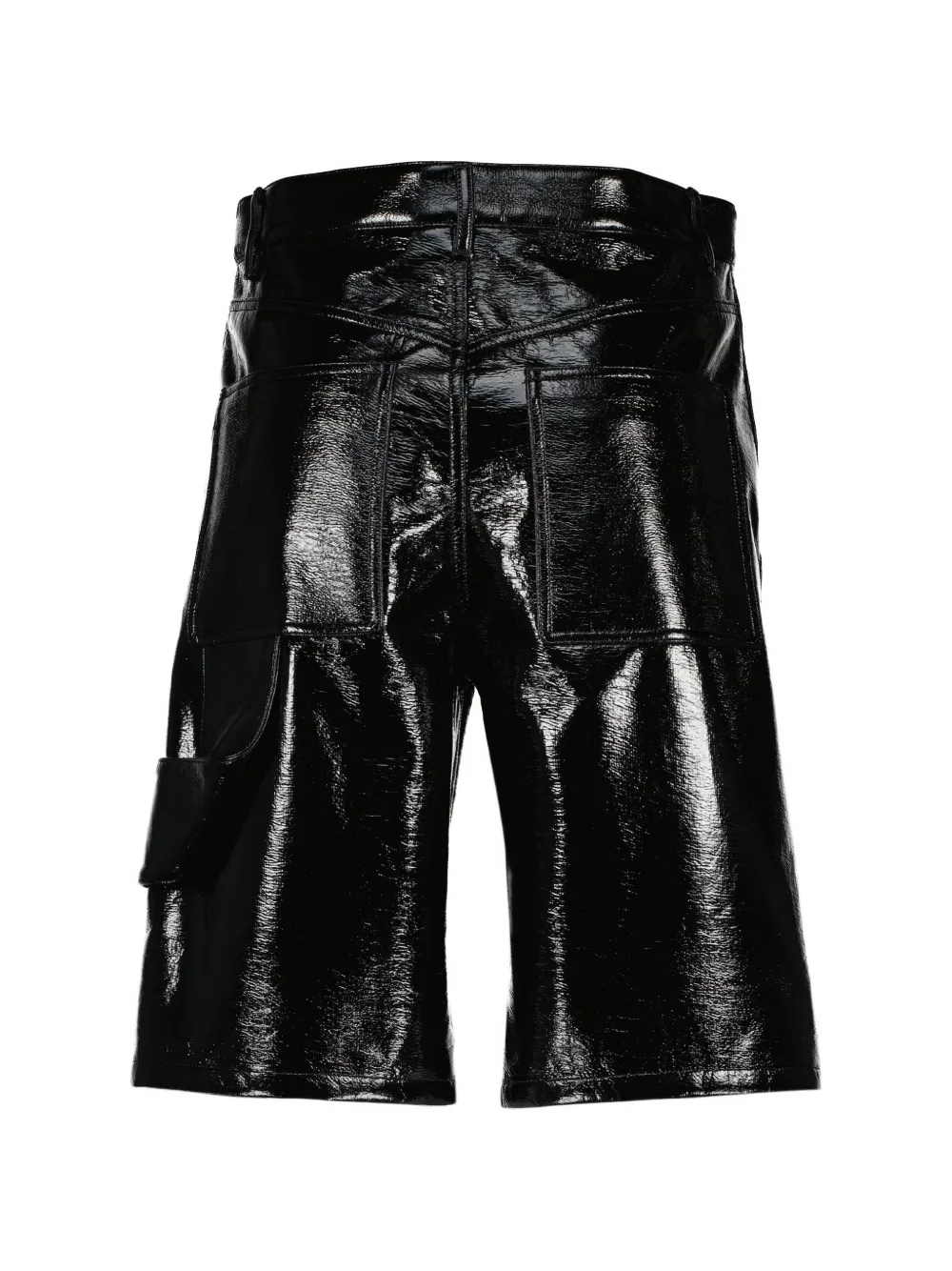 Courrèges Shorts met geborduurd logo Zwart