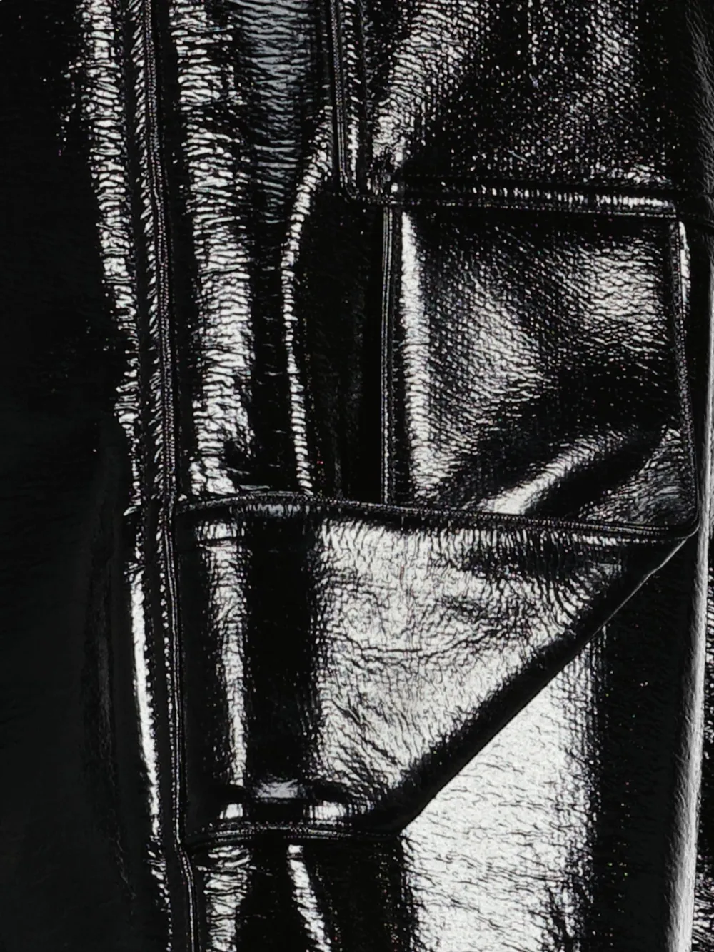 Courrèges Shorts met geborduurd logo Zwart