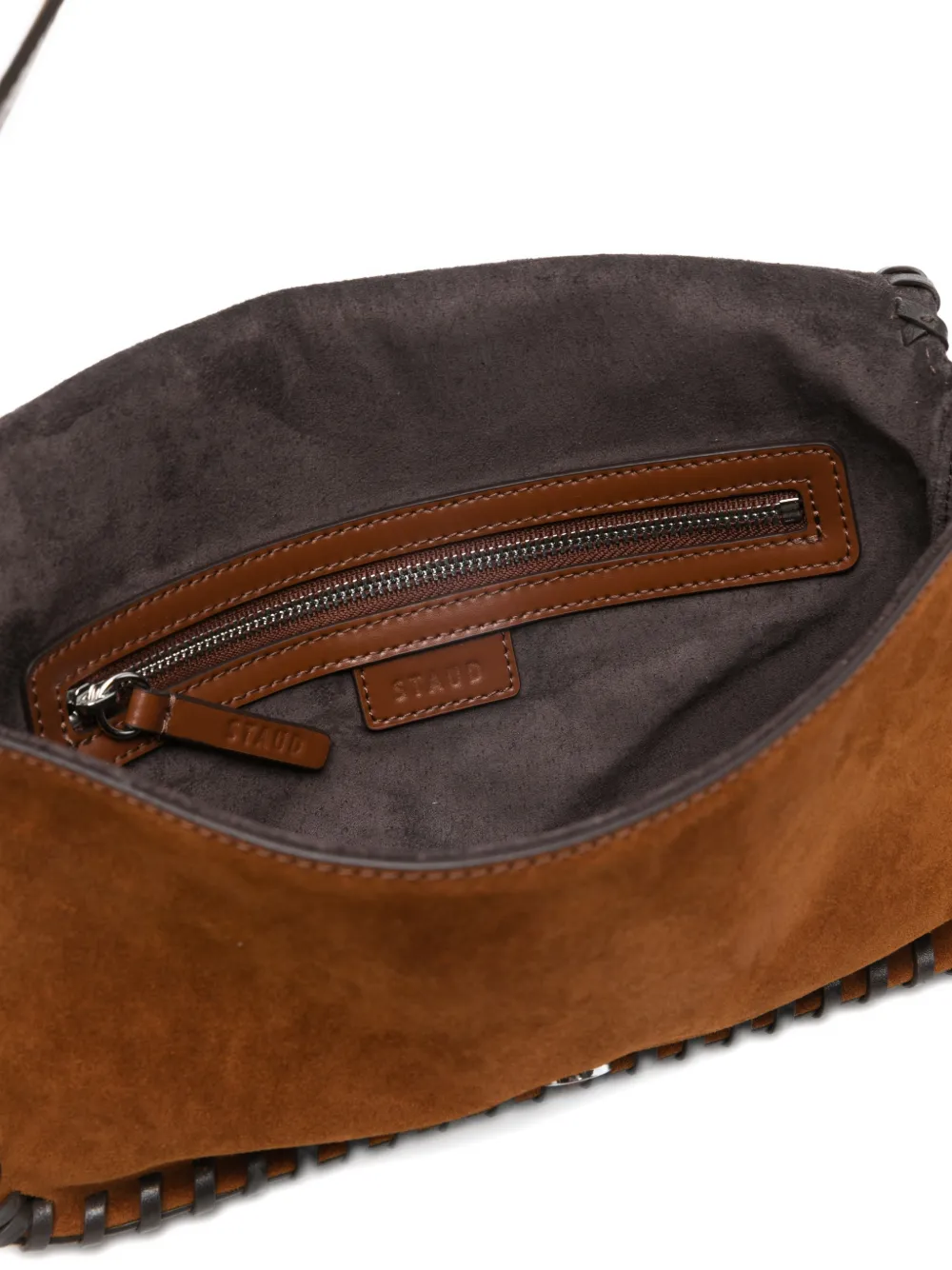 STAUD Harlow schoudertas Bruin