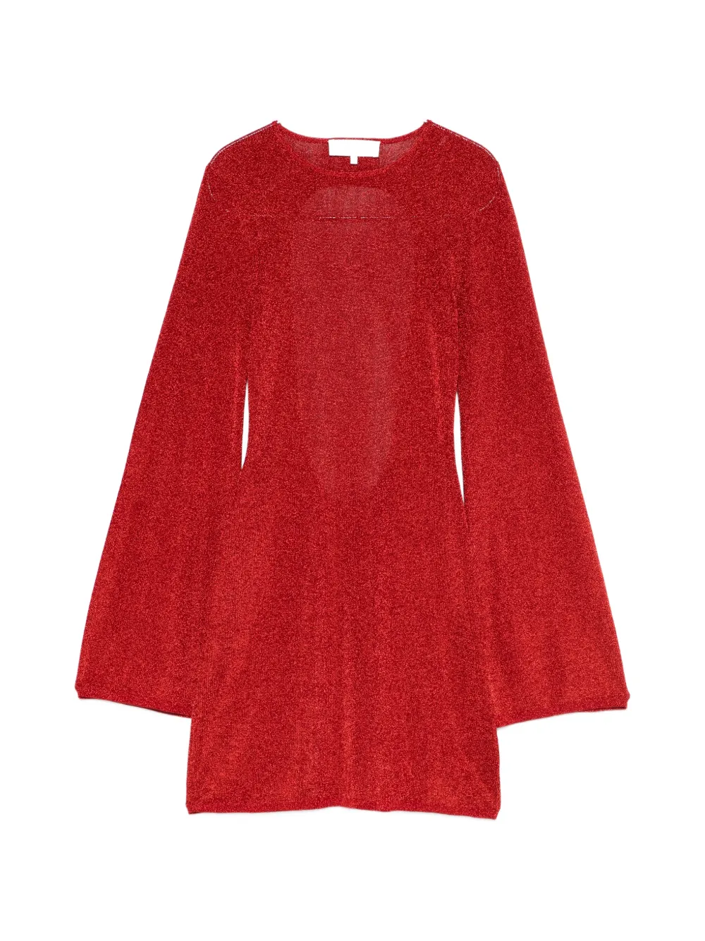 Ba&sh Flared-sleeve Mini Dress In Red