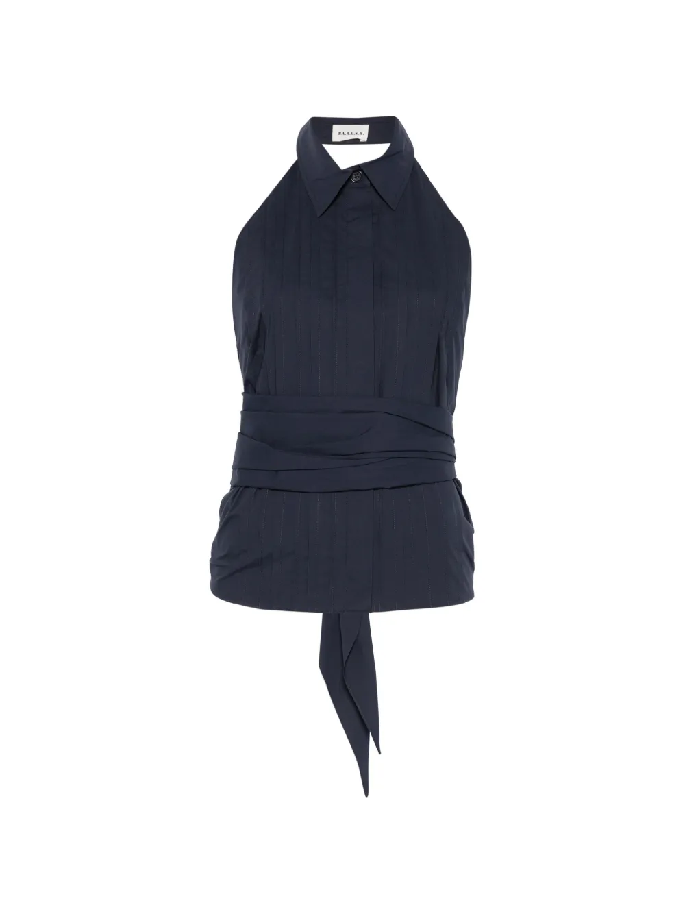 P.A.R.O.S.H. Top plissettato - Blu