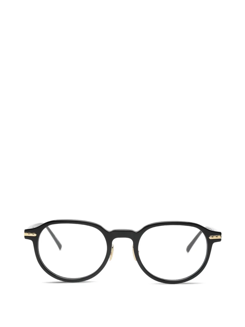 Linda Farrow Occhiali Newel tondi - Nero